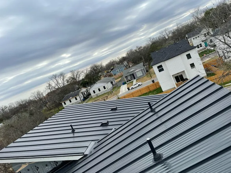 Standing seam metal roof panels with vents for Skylight Repair in Birch Run